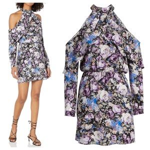 •NWT• Parker Noemi 100% Silk Cold Shoulder Floral Dress • NWT • Size S